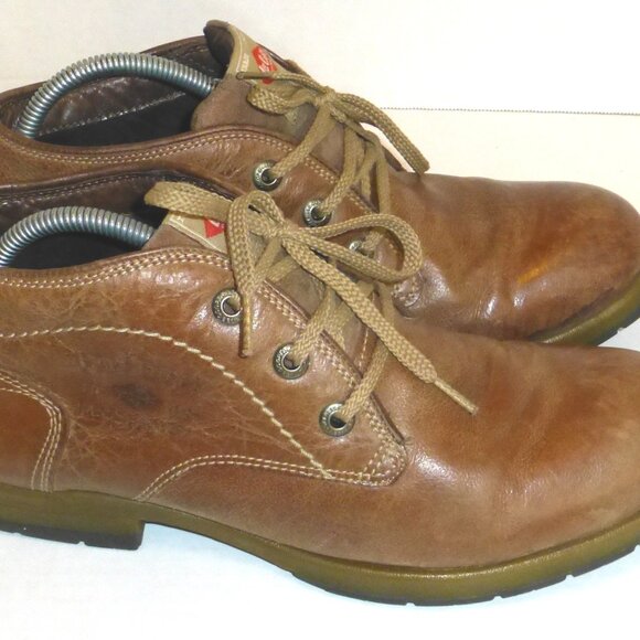 Lee Cooper East London Men\'s Lace Up Leather Ankle Boots Size: 11 Brown main image 7